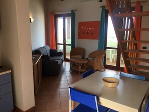 Apartment, 1 Bedroom, City View | Living area | TV - Porto Antigo (Sal)