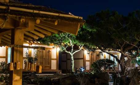 Front of property - evening/night