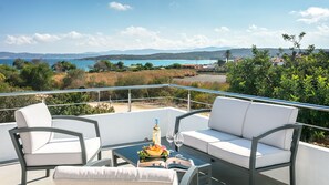 Uitzicht vanuit accommodatie