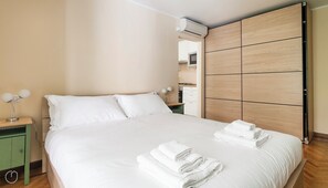 아파트 (1 Bedroom) | 1 개의 침실, 다리미/다리미판, 유아용 침대, 무료 WiFi