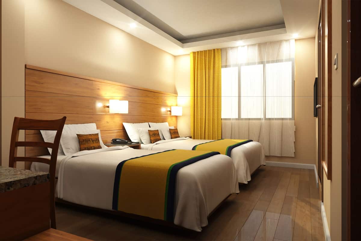 family room, multiple beds, lanai, city view | 1 bedroom, in-room safe, individually decorated, individually furnished