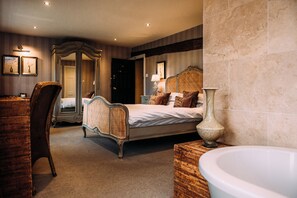 套房, 独立浴室 (Valley) | 高档床上用品、特色装修、特色家居、办公桌