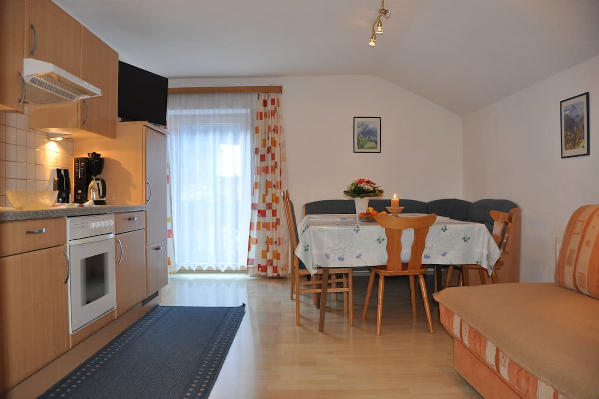 Appartement (Alpenrose) | Cuisine privée | Réfrigérateur, four, plaque de cuisson, lave-vaisselle