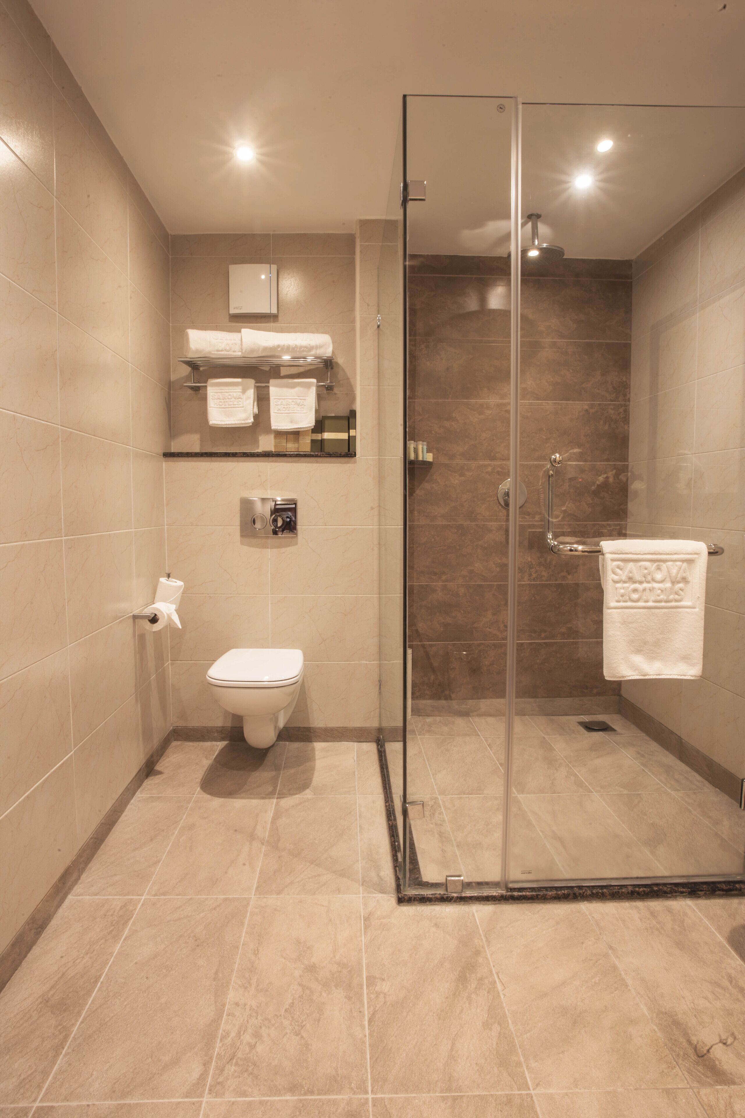 free toiletries, hair dryer, bathrobes, slippers