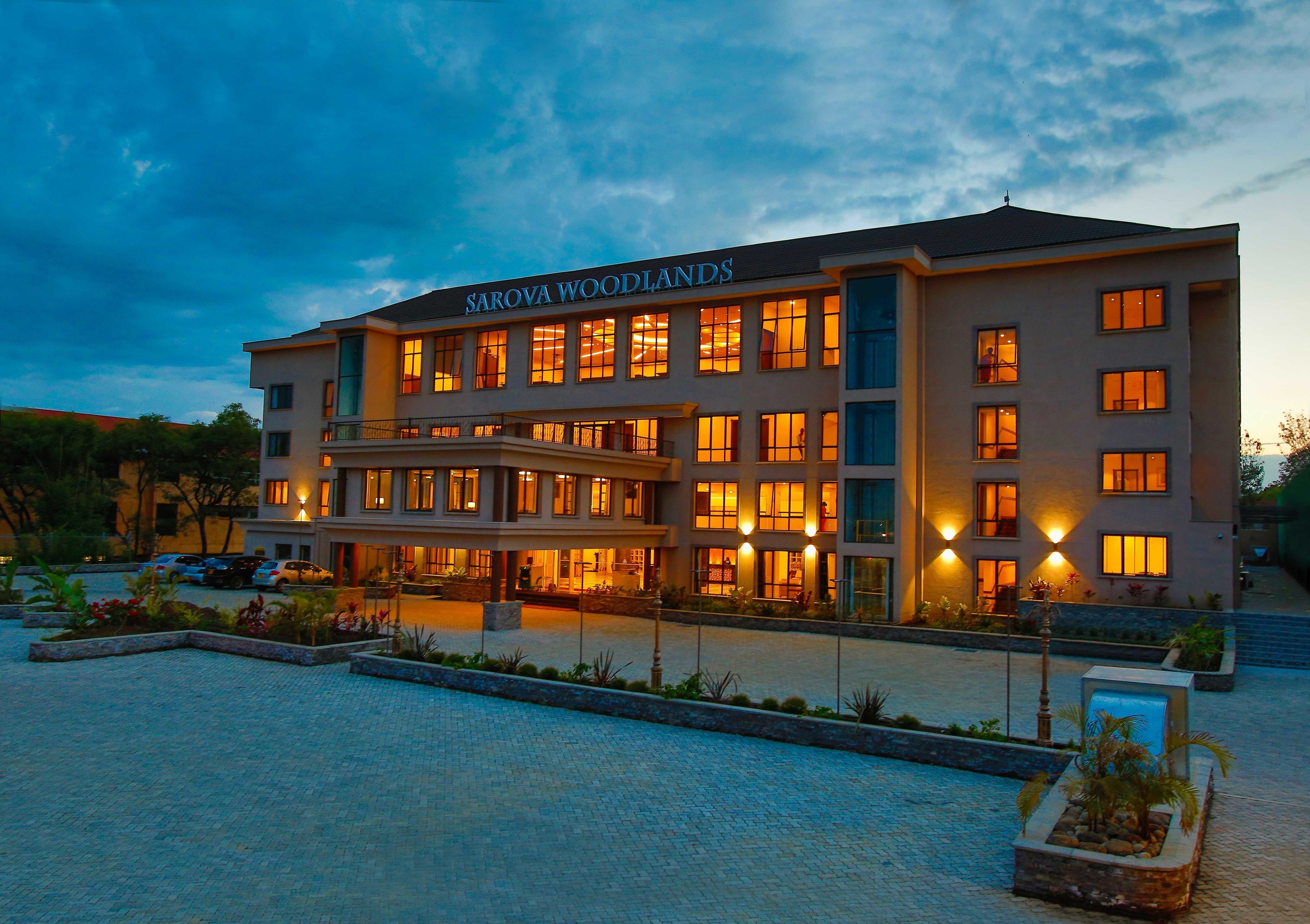 front of property – evening/night