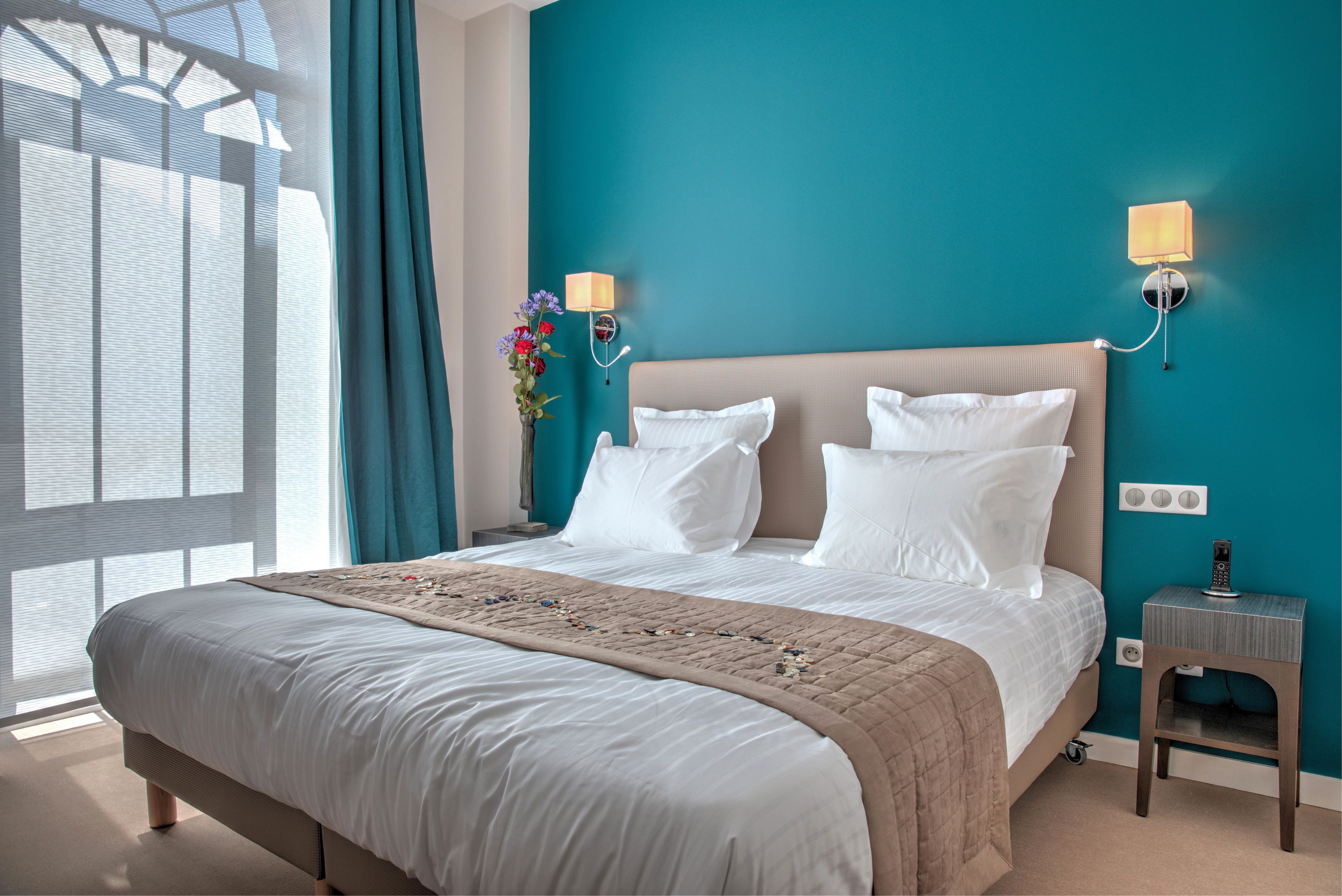 Superior kamer, 1 twee- of 2 eenpersoonsbedden | Luxe beddengoed, een kluis op de kamer, een bureau