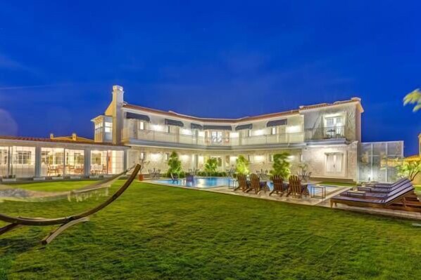 Front of property – evening/night