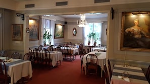 Lunch, dinner served; Scandinavian cuisine, garden views