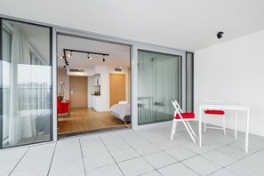 全景顶层房, 露台, 河景 | 露台