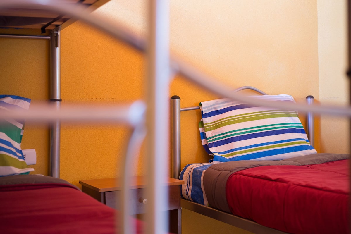 Shared Dormitory, 3 Single Beds, Shared Bathroom