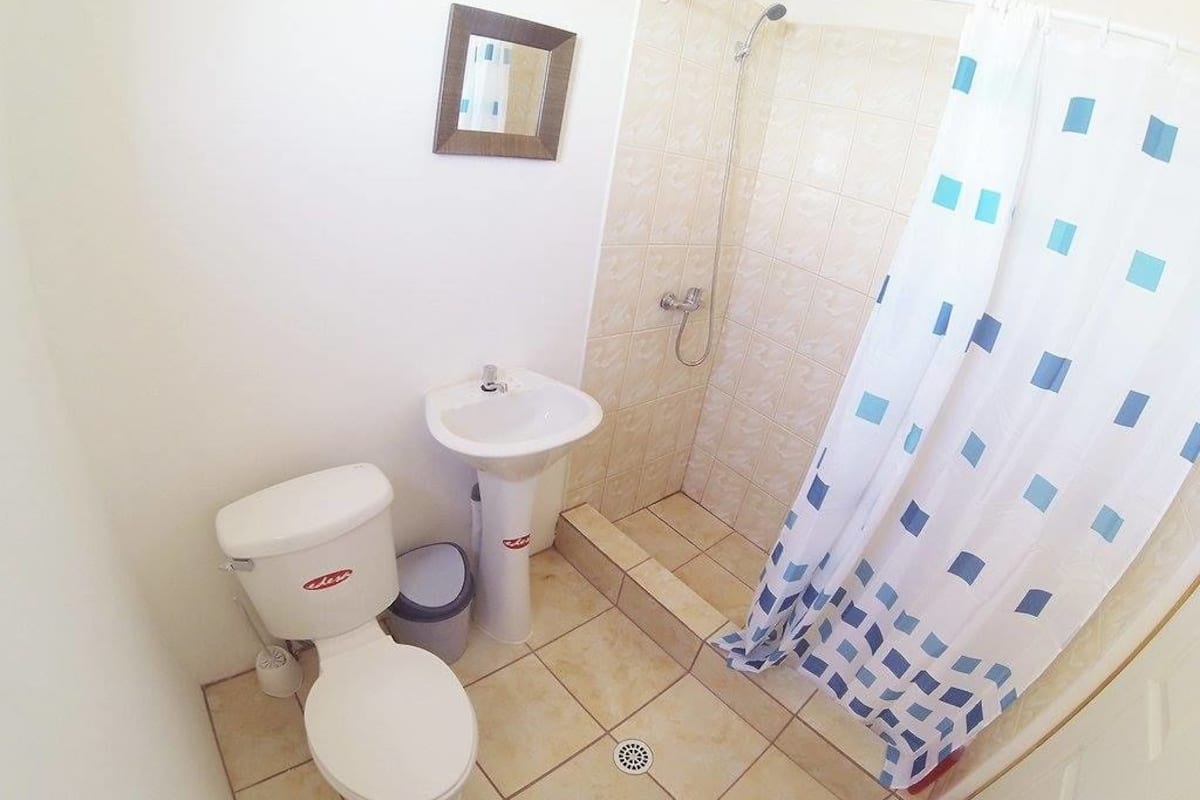 Shower, towels