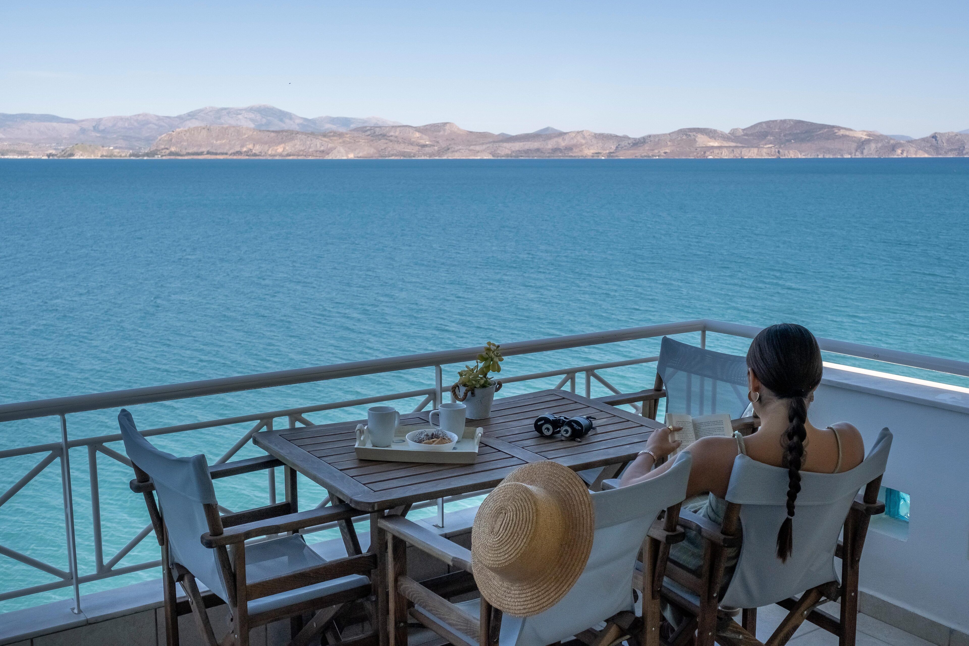 Apartment, 1 Bedroom, Sea View, Beachfront | Terrace/patio