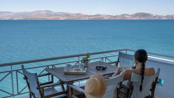 Apartment, 1 Bedroom, Sea View, Beachfront | Terrace/patio