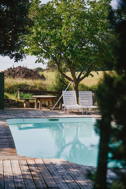 Peaceful Provençal house on an organic vineyard