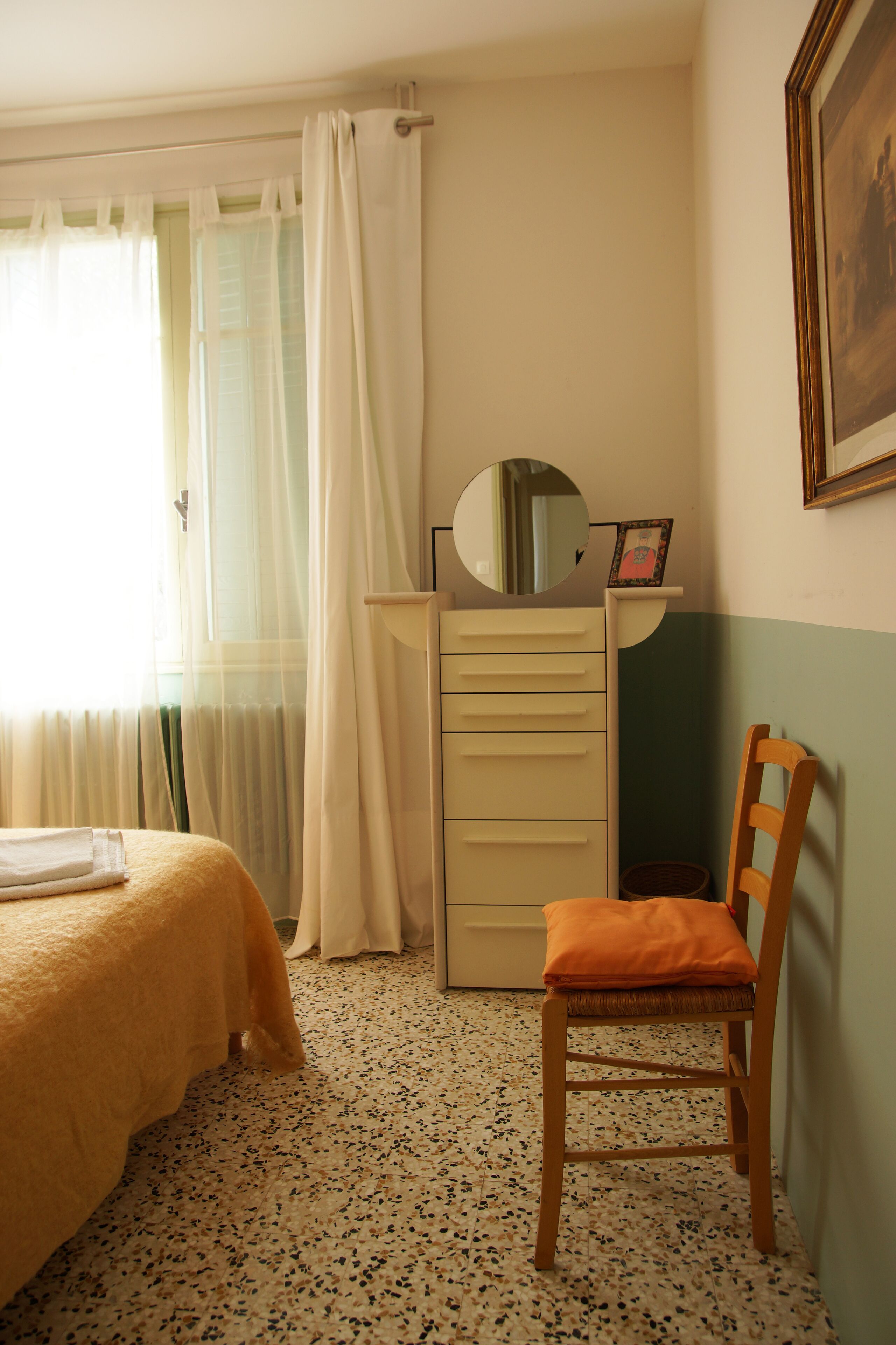 Chambre double : lit 1m60
