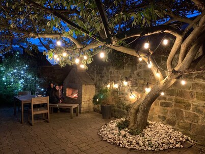 Fossil Bank, a luxury detached retreat in the heart of Alnmouth, with parking