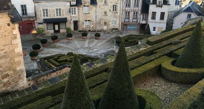 The Périgord houses on the abbey side