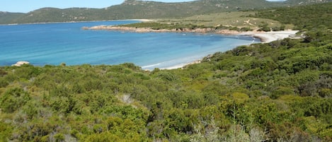 Aan het strand