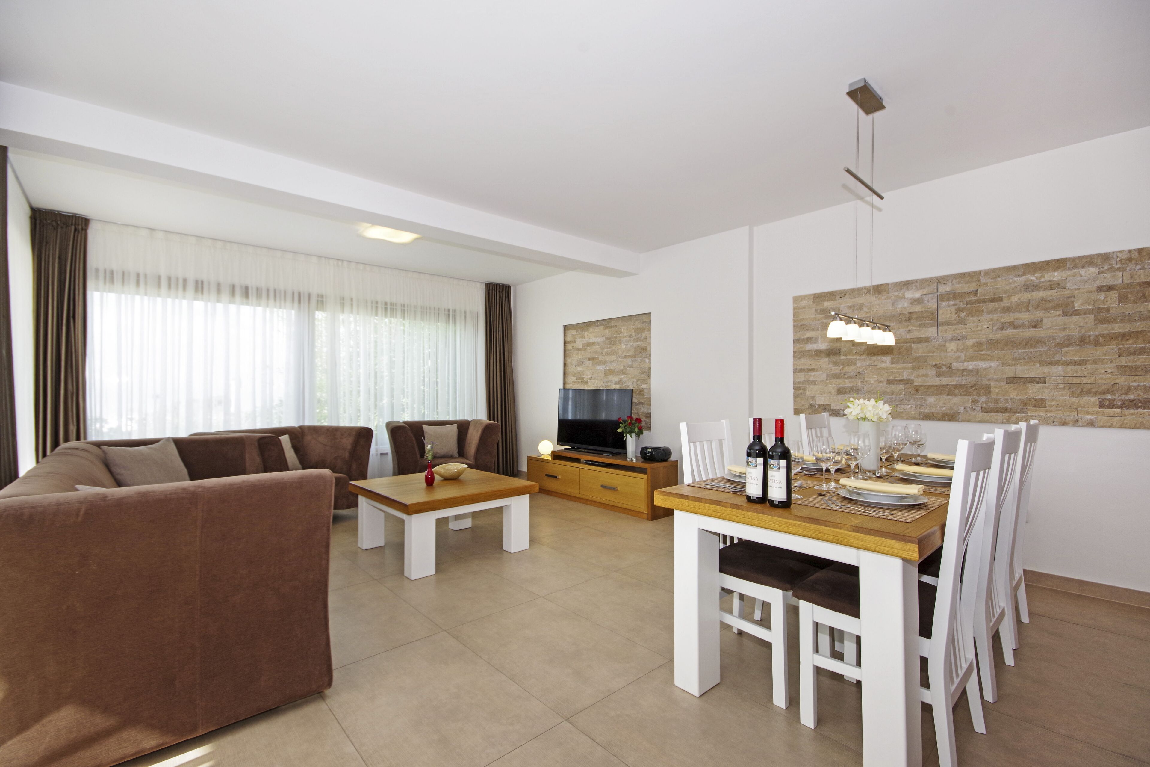 TV, fireplace, DVD player, table football