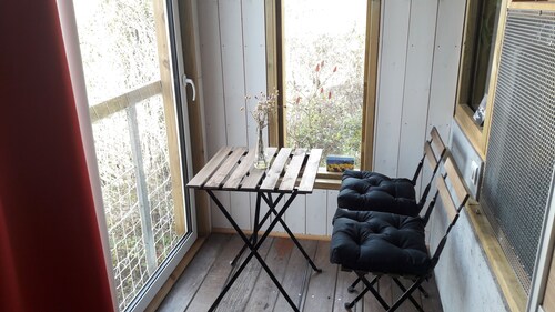 Gite with bamboo - duplex studio 1/4 people