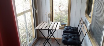 Gite with bamboo - duplex studio 1/4 people