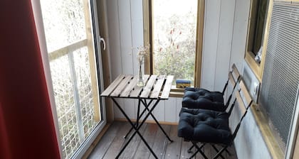 Gite with bamboo - duplex studio 1/4 people