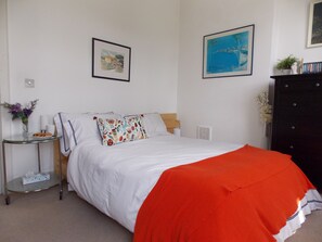 1 bedroom, iron/ironing board, travel crib, WiFi