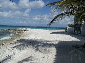 Beach nearby, sun loungers, beach towels