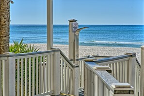 Am Strand, Strandtücher
