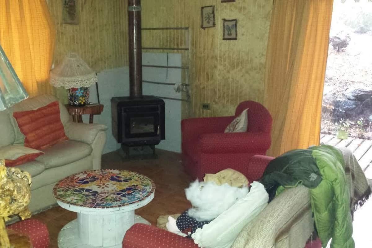 Family Cottage | Living area | TV, fireplace