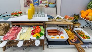 Kontinental morgenmad hver dag mod et gebyr