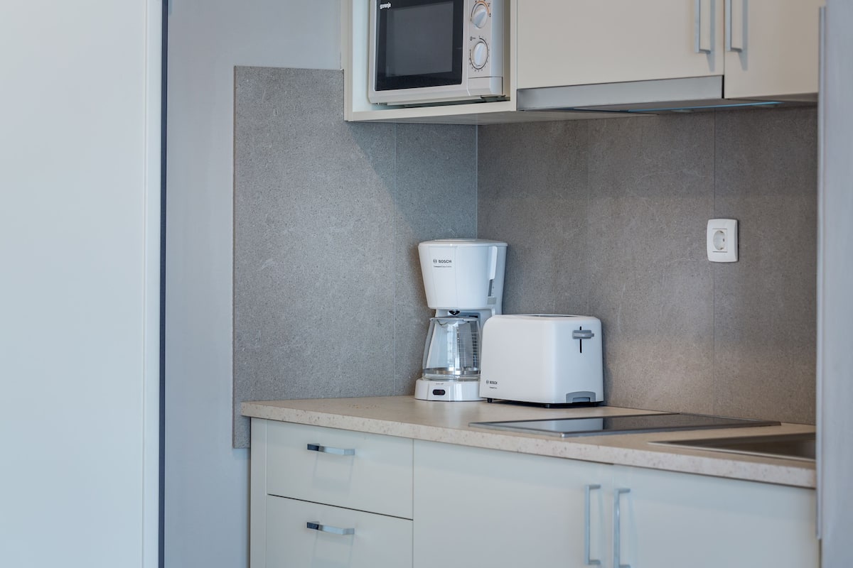 deluxe apartment  | private kitchen | fridge, electric kettle