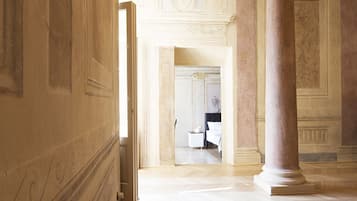 Apartment, 1 Bedroom | Living area | Flat-screen TV, fireplace, DVD player