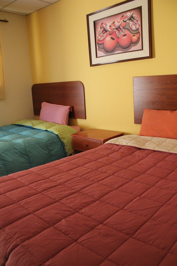 Desk, iron/ironing board, rollaway beds, free WiFi