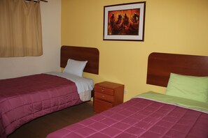 Desk, iron/ironing board, rollaway beds, free WiFi