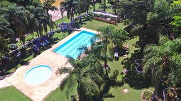 Traditional Tent, 1 Bedroom | Outdoor pool | 2 outdoor pools, a natural pool