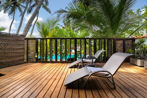 Bungalow, Terrace | Terrace/patio - Seven Turtles Resort (Rekawa)