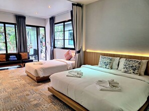 Family Room | In-room safe, blackout drapes, free WiFi - Seava House Ao-Nang Krabi (Krabi)