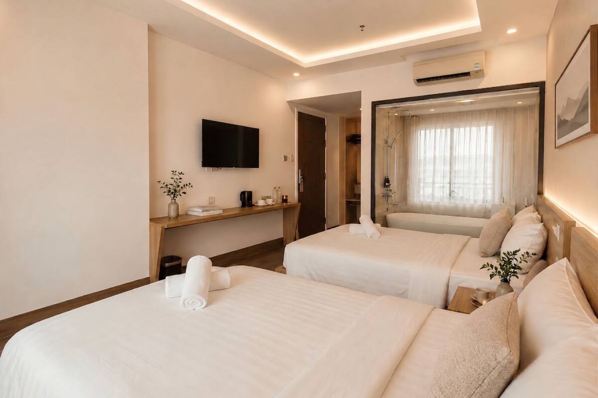 Luxury-Suite, Balkon, Stadtblick