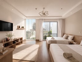 Ropa de cama de alta calidad, colchones con pillow-top y minibar 