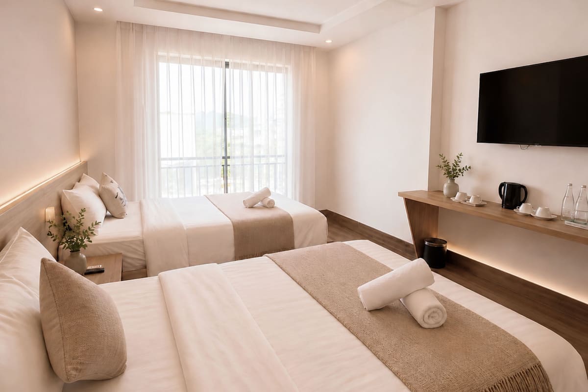 Luxury Suite, Balcony, City View | Premium bedding, pillow-top beds, minibar, individually decorated