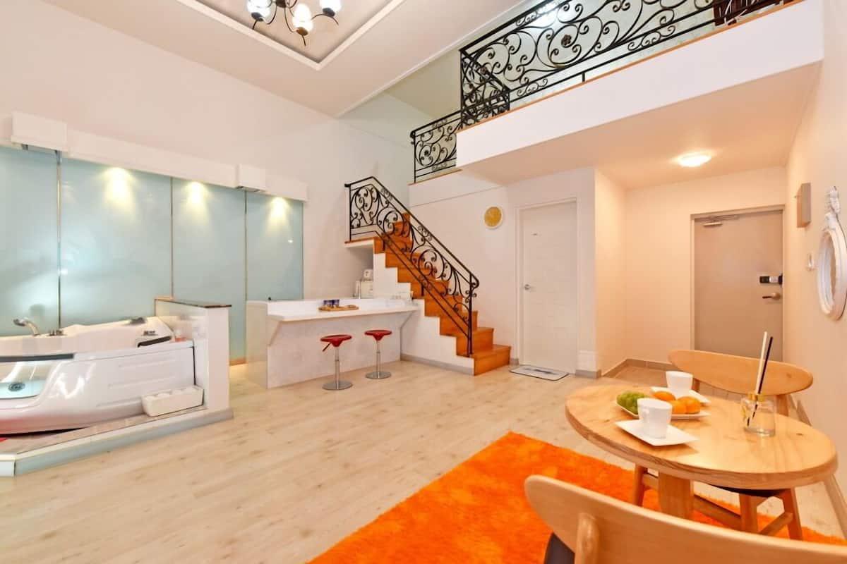 Habitación, vista parcial al mar (Tropical Orange) | Wifi gratis
