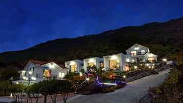 Front of property - evening/night