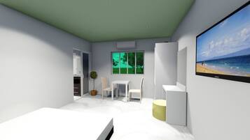 Habitación Deluxe con 1 cama matrimonial o 2 individuales | Minibar, caja de seguridad en la habitación y escritorio