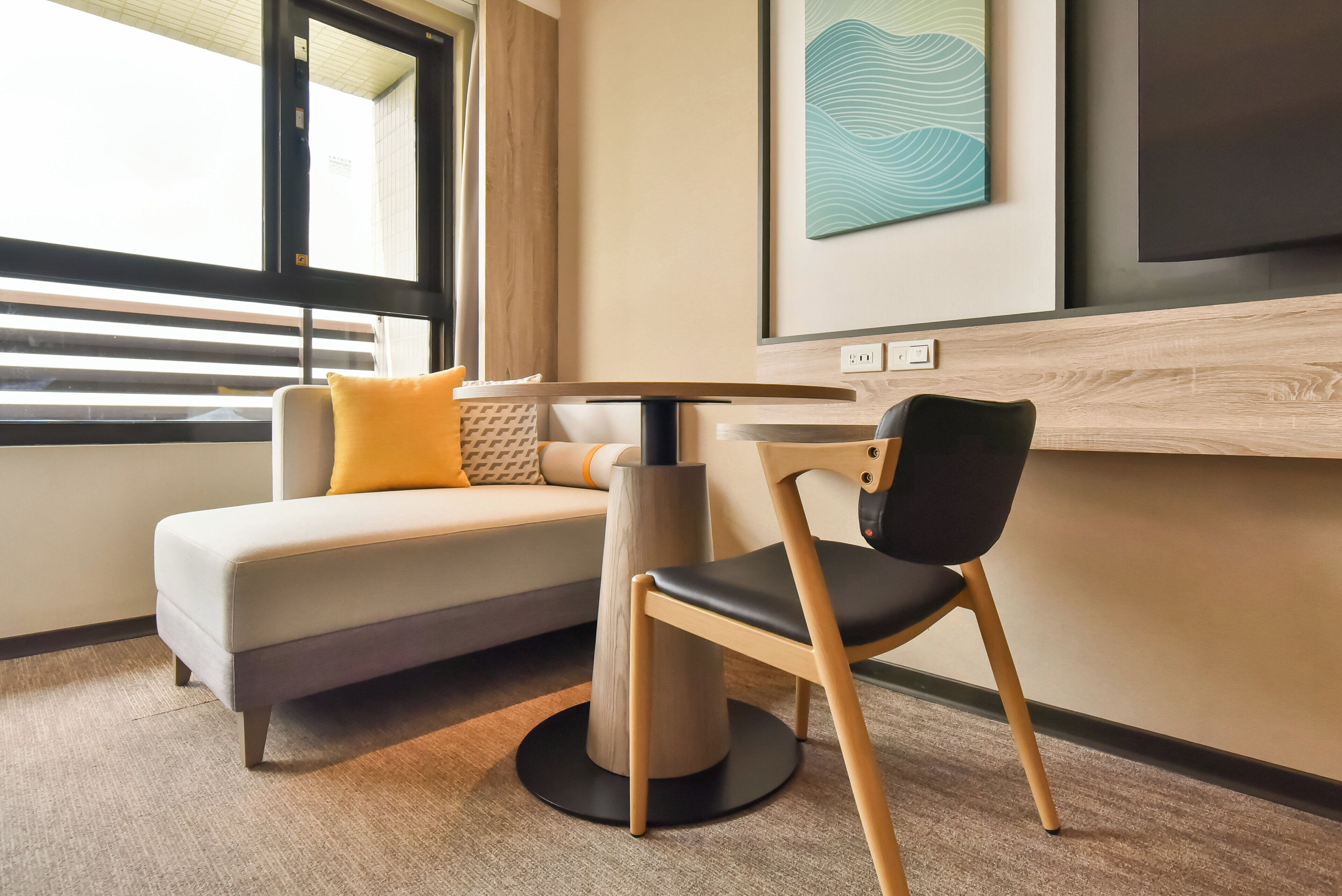 Premium bedding, down comforters, free minibar, in-room safe