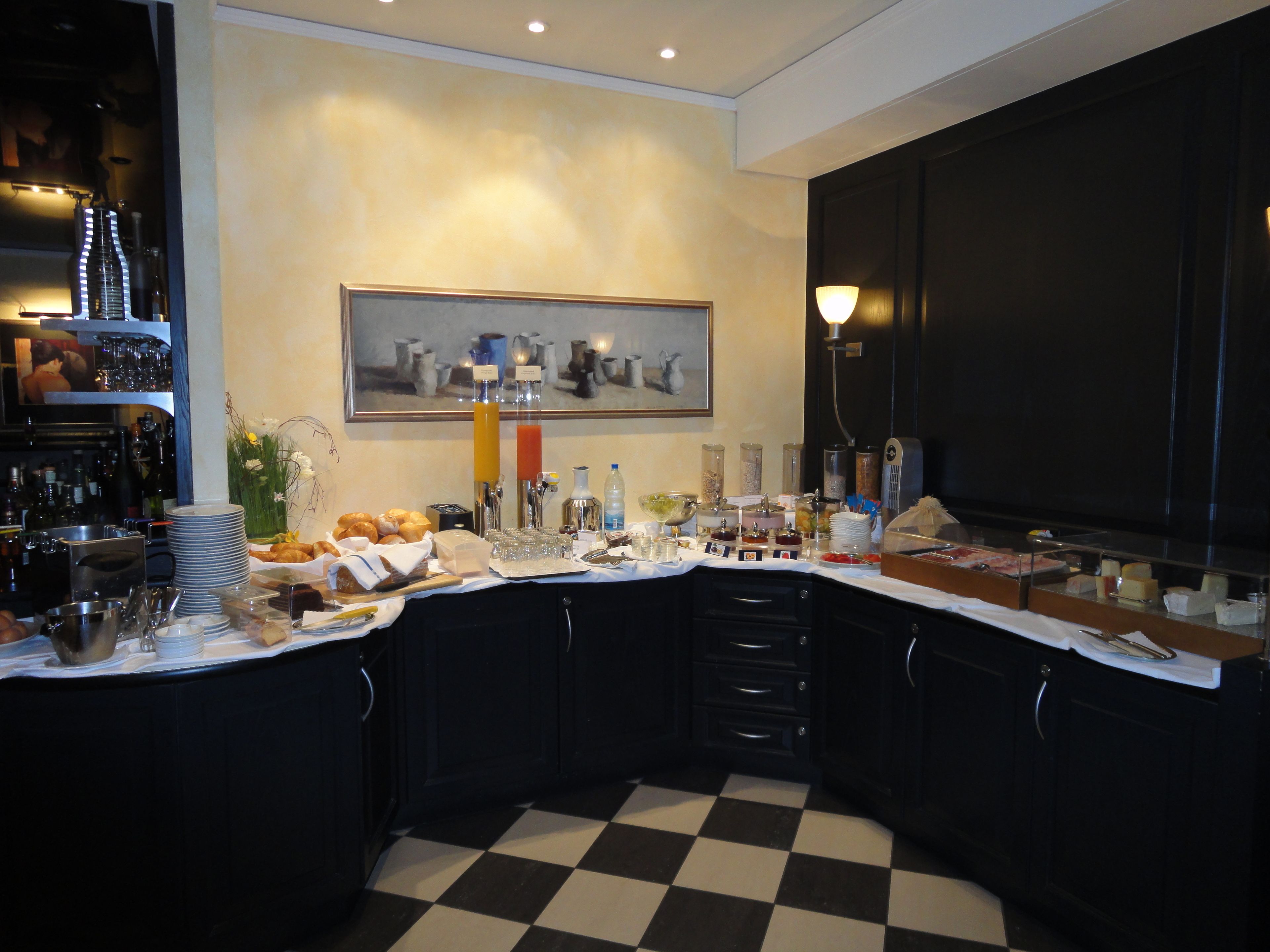 daily buffet breakfast (chf 18 per person)