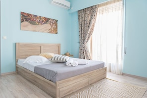 Apartamento de lujo, 1 habitación | Ropa de cama de alta calidad y decoración individual