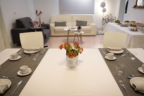 Daily buffet breakfast (EUR 8 per person)