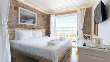 Cift Kislilik Bahce Manzarali | Ropa de cama de alta calidad y minibar