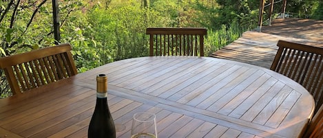 Loft, cuisine, vue vignoble | Terrasse/Patio